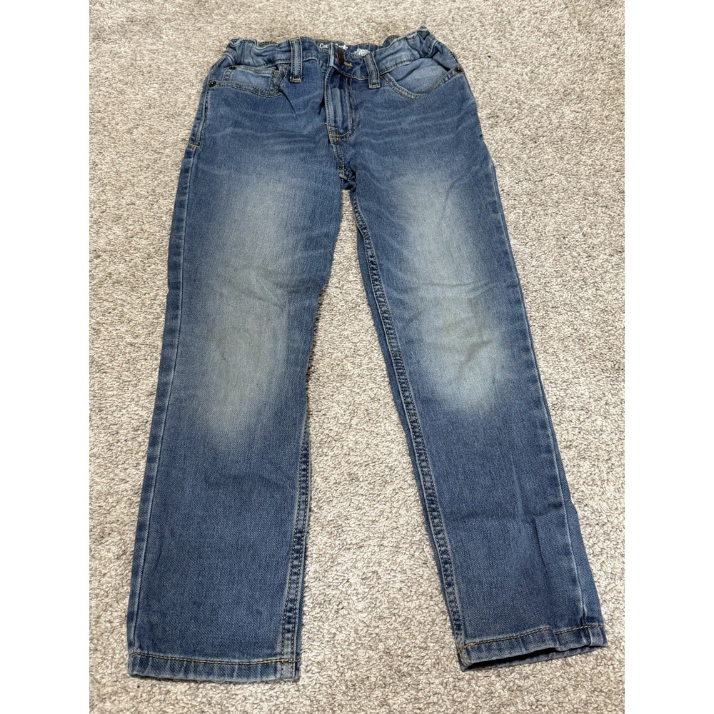 Cat & Jack Boys Stretch Skinny Blue Denim Jeans Size 8